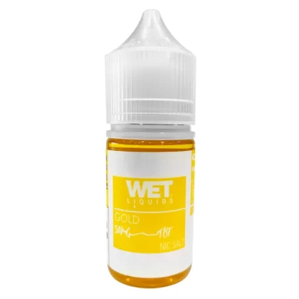 WET LIQUIDS Gold SaltNic – 30ml