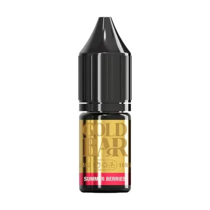 Gold Bar Summer Berries Nic Salt vape Juice - 10 Pack