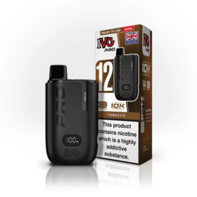 IVG Pro 12 Tobacco Vape Kit - Nicotine Strength#20mg