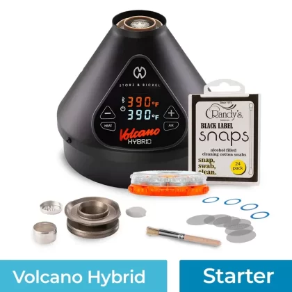 Volcano Hybrid Starter Vaporizer Kit - Color#Onyx>Silver (Original)