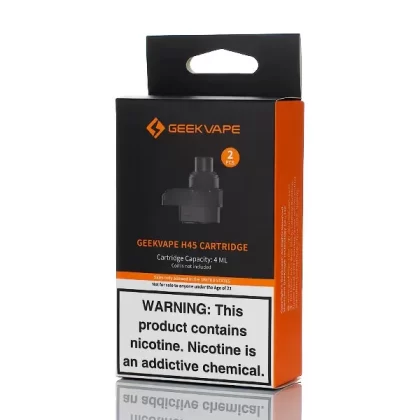 GeekVape H45 Replacement Pod - 2 Pack - Empty 4mL Replacement Pod - 2pk (no coil included)