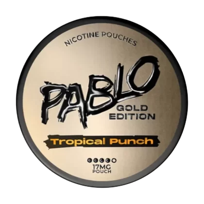 Tropical Punch Pablo Gold Edition Nicotine Pouches - 17mg - Vape Product