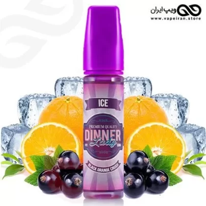 DinnerLady Black Orange Crush Ice