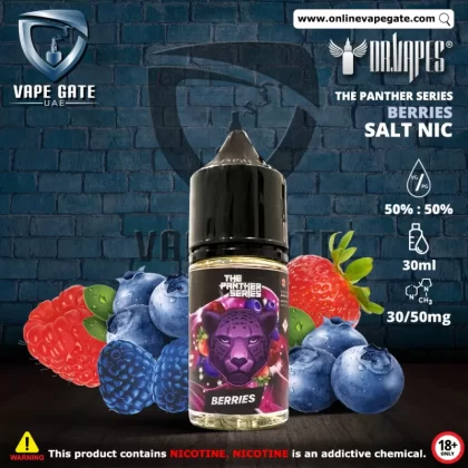 Berries - The Panther Series 30ml Saltnic by Dr. Vapes - 50 mg / 30 ml