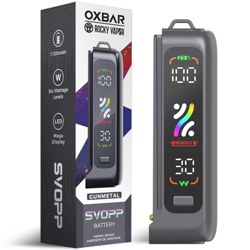 Rocky Vapor Oxbar Svopp Device – Gunmetal