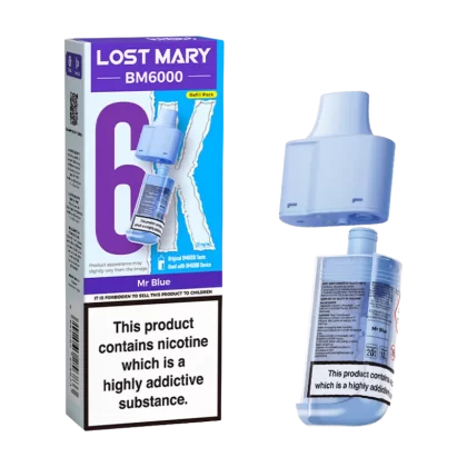 Mr Blue Lost Mary BM6000 Refill Pack - 20mg - Vape Product (DDF0D1)