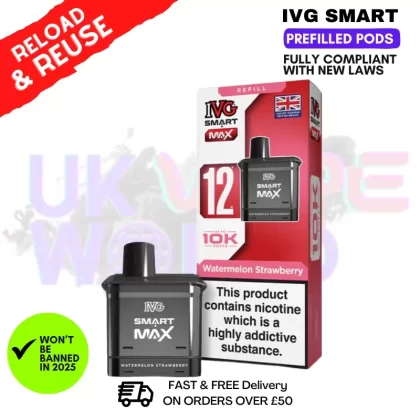 Watermelon Strawberry IVG Smart Max Replacement Pod