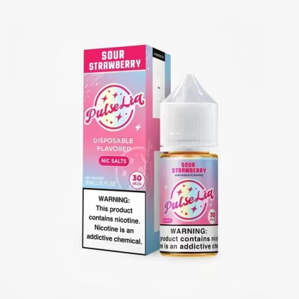Sour Strawberry Geek Bar Pulse Liq Salt True Pulse NicSalt - Uwinvapeaustralia