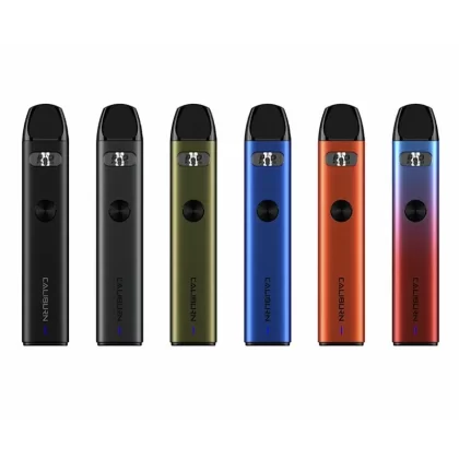 Uwell Caliburn A2 Pod Starter Kit - Colour#Black>Arctic Silver>Aqua Blue>Orange>Iris Purple>Green>Grey>Blue