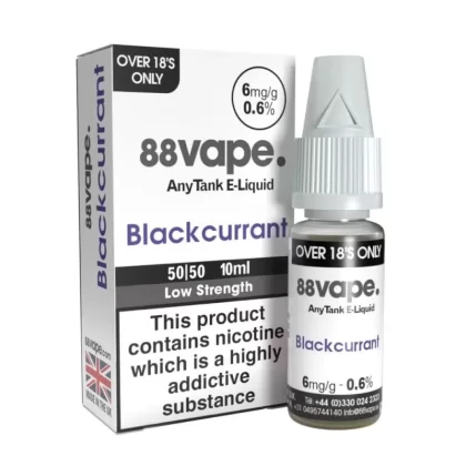 Blackcurrant E-Liquid Anytank Series by 88vape (10ml) - 6mg