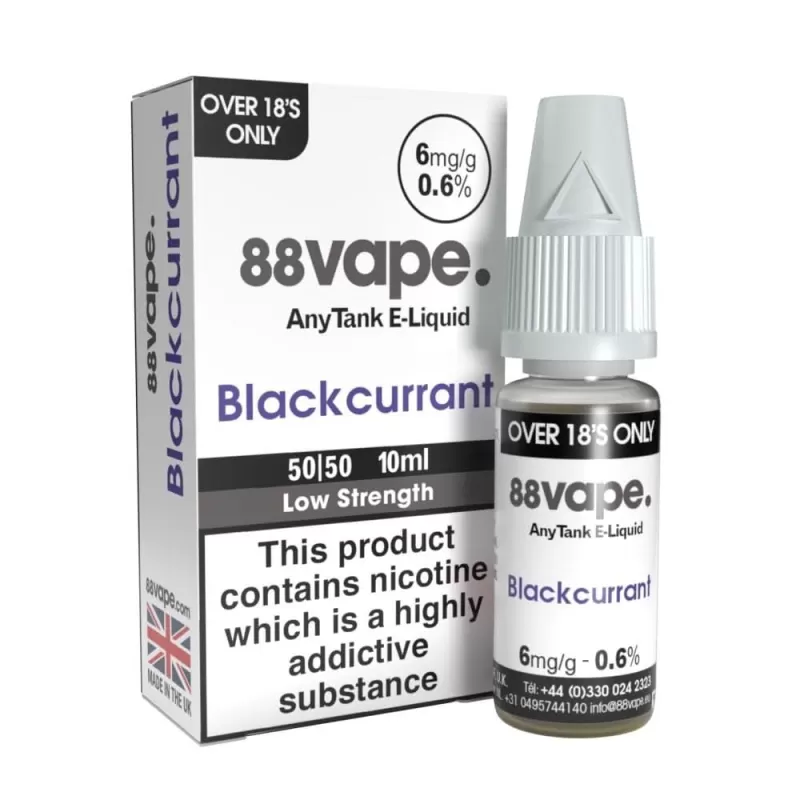 Blackcurrant E-Liquid Anytank Series by 88vape (10ml) - 6mg