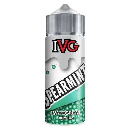 IVG Spearmint Vape Juice 100ml - Nic Shots#0 Nic Shots>1 x 18mg Nic Shot>2 x 18mg Nic Shots