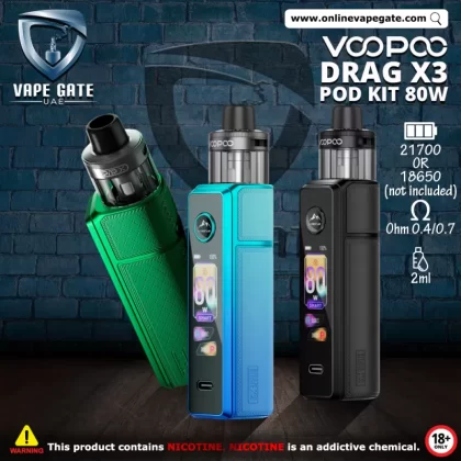 Voopoo Drag X3 Pod Kit (80W) - Champagne Gold