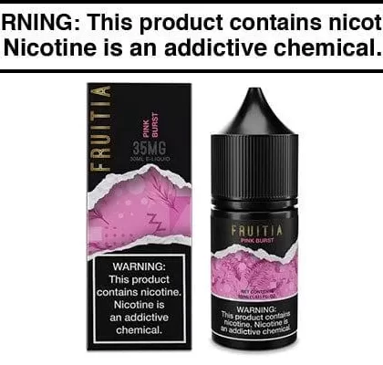 PINK BURST BY FRUITIA SALTS 30ML - Vapejuice