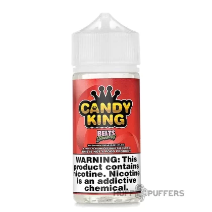 Candy King – Belts Strawberry 100mL - Nicotine Strength#0mg>3mg>6mg
