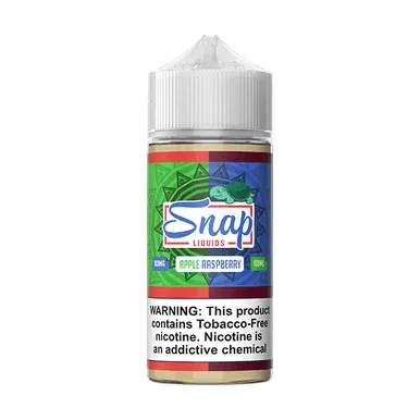 Apple Raspberry by Snap Liquids Series 100mL - Nicotine Level#0mg>3mg>6mg>100mL
