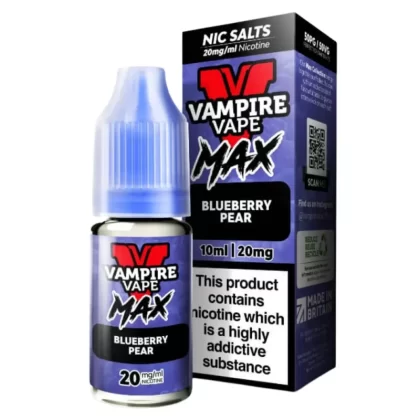 Blueberry Pear VV Max Nic Salt E-Liquid by Vampire Vape (10ml) - 10mg