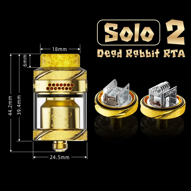 Hellvape Dead Rabbit Solo 2 RTA Atomizer - Image 3