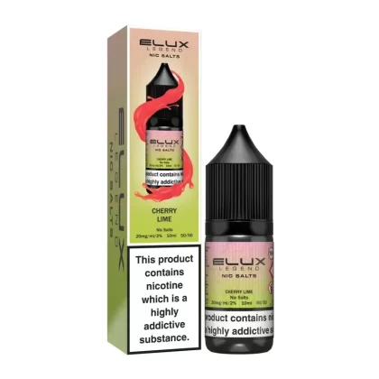 Elux Legend Cherry Lime Nic Salt E-Liquid - Nicotine Strength#10mg>20mg