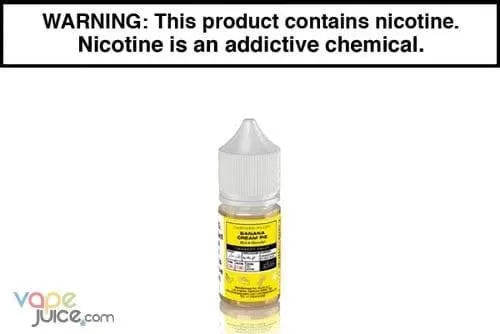 BANANA CREAM PIE BY GLAS BASIX NIC SALTS 30ML - Vapejuice