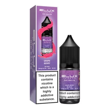 Grape Berry Elux Nic Salts e Liquid 10ml – TPD - Vapestorm Co