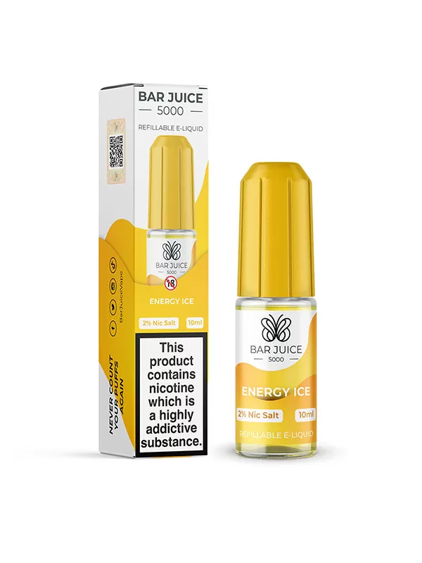 Bar Juice 5000 Energy Ice Nic Salt E-Liquid - 10mg - Image 2
