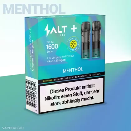 Salt+ Lite Pod – Menthol (2er Pack)