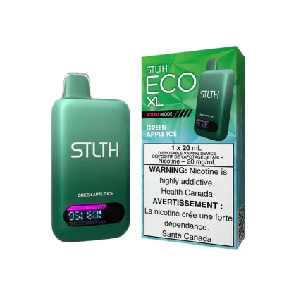 STLTH ECO XL DISPOSABLE – GREEN APPLE ICE