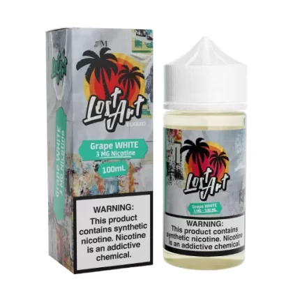 Grape White by Lost Art 100ml - Vape Product, Vape Product