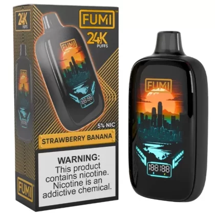 FUMI 24000 (5%) Disposable Device [24000 puffs] – Strawberry Banana - Ejuicewarehouse