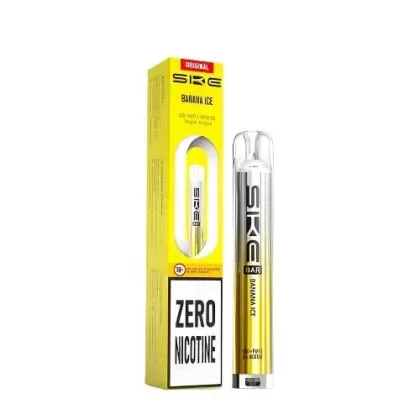 SKE Bar 600 Zero Nicotine Prefilled Pod Kit - Flavour#Banana Ice>Blue Razz Lemonade>Blueberry Cherry Cranberry>Blueberry Raspberry>Blueberry Sour Raspberry>Cherry Ice>Fizzy Cherry>Fresh Ment