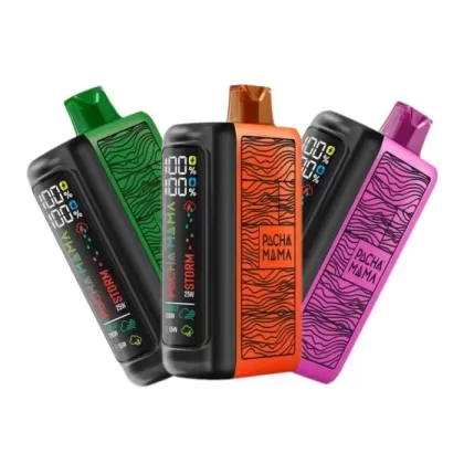 Pachamama 25K Puff Vape - Pack Count#Single Pack~Flavor#Blue Razz Ice>Blueberry Burst>Clear>F’N Apple>Grape Ice>Juicy Mango>Mint Mojito>Mystic Ice>Orange Passion Ice>Peach Berry>Sour Apple I