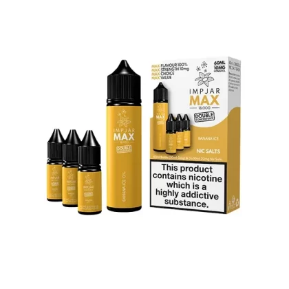 Imp Jar Max 60 ml Longfill mit 3 Nic Salt Boostern – Passen Sie Ihr Dampferlebnis individuell an