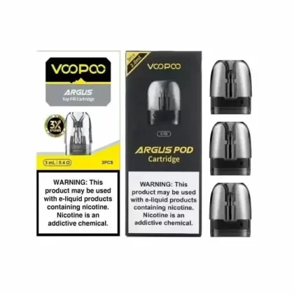 Voopoo Argus Pod Replacement Cartridge - Resistance#0.4 Ohm 2mL>0.4 Ohm 3mL>0.7 Ohm 2mL>0.7 Ohm 3mL