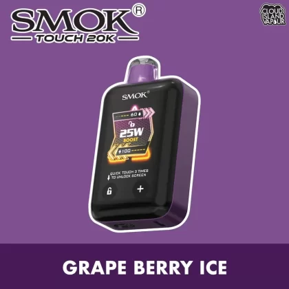 SMOK TOUCH 20K Disposable Vape – Grape Berry Ice