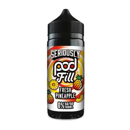 Doozy Seriously Pod Fill Fresh Pineapple E-Liquid Shortfill - Vapestreams Co
