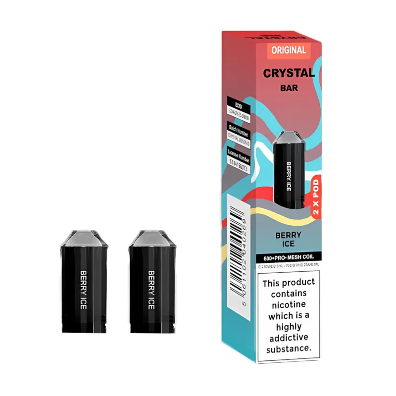 Crystal Bar Original 600 Pods - Fresh Menthol Mojito - Image 2