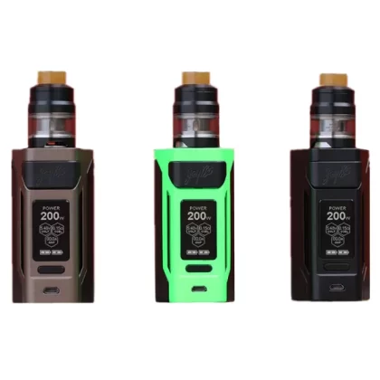 Wismec Reuleaux RX2 20700 200W TC Kit with GNOME Tank (4ML) - Green