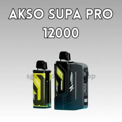Akso Supa Pro 12000 Puffs - Blueberry Kiwi (Cartridge)