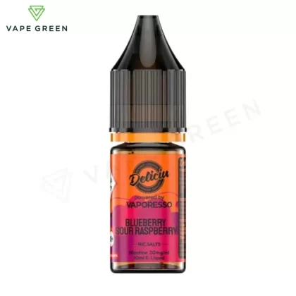 Blueberry Sour Raspberry Nic Salt E-Liquid by Deliciu V2