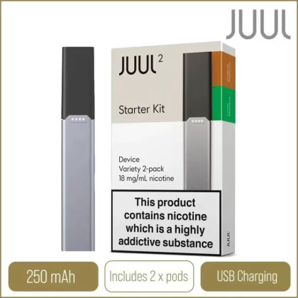 JUUL 2 Device - Slate (Device Only), Device with 2 Pods