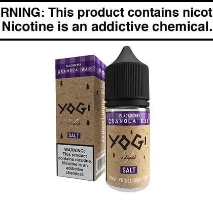 BLACKBERRY GRANOLA BAR BY YOGI SALT 30ML - Vapejuice