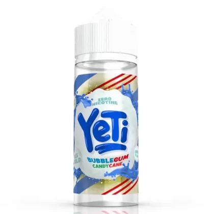 Bubblegum Candy Cane 100ml Shortfill e-Liquid by Yeti