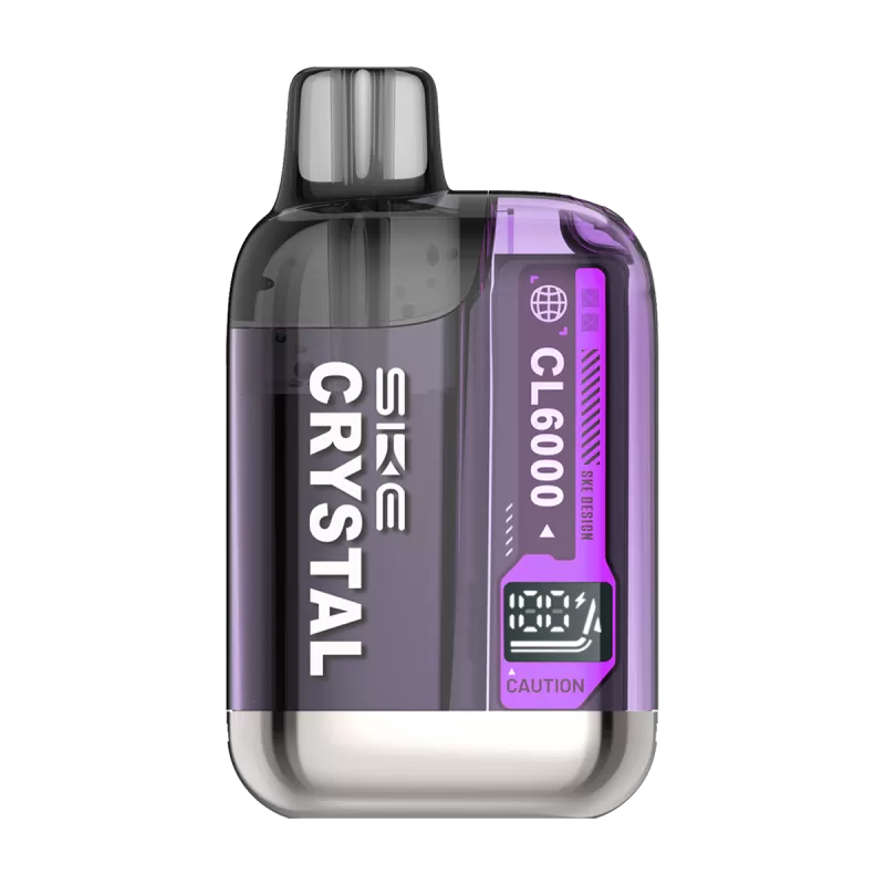 SKE Crystal CL6000 Big Puff Vape - Strawberry Raspberry Cherry - Ecigwizard - Image 3