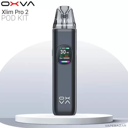 OXVA Xlim Pro 2 Pod Kit – Titanium Blue - Pod Kit / OXVA / 1300 mAh / max. 30 Watt / 2ml / USB-C