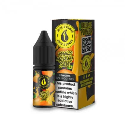 MANGO MEDLEY NIC SALT E-LIQUID BY JUICE N POWER 30ML – 50MG - Vapebar Pk