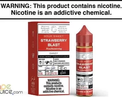 STRAWBERRY BLAST BY GLAS BASIX SERIES 60ML - Vapejuice