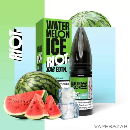 Riot Salt Bar Liquid – Watermelon Ice - 20mg/ml, 10mg/ml; Riot Saltbar; Wassermelone