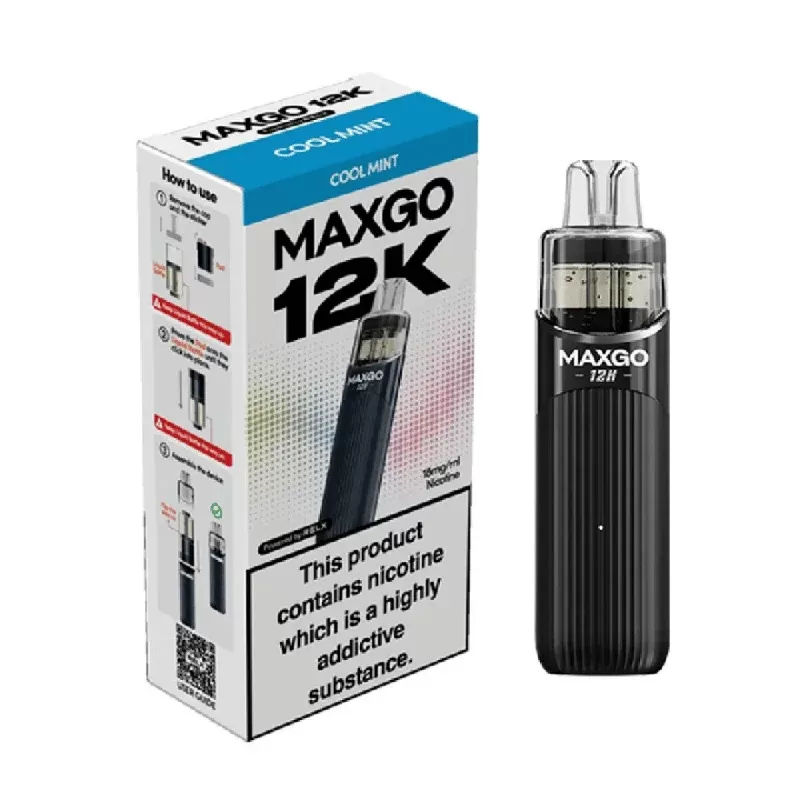 Relx Maxgo 12k Prefilled Pod Kit Cool Mint - Nicotine Strength#20mg (01F728)