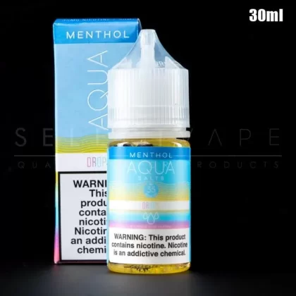 AQUA Menthol – Drops Nic Salt 30ml